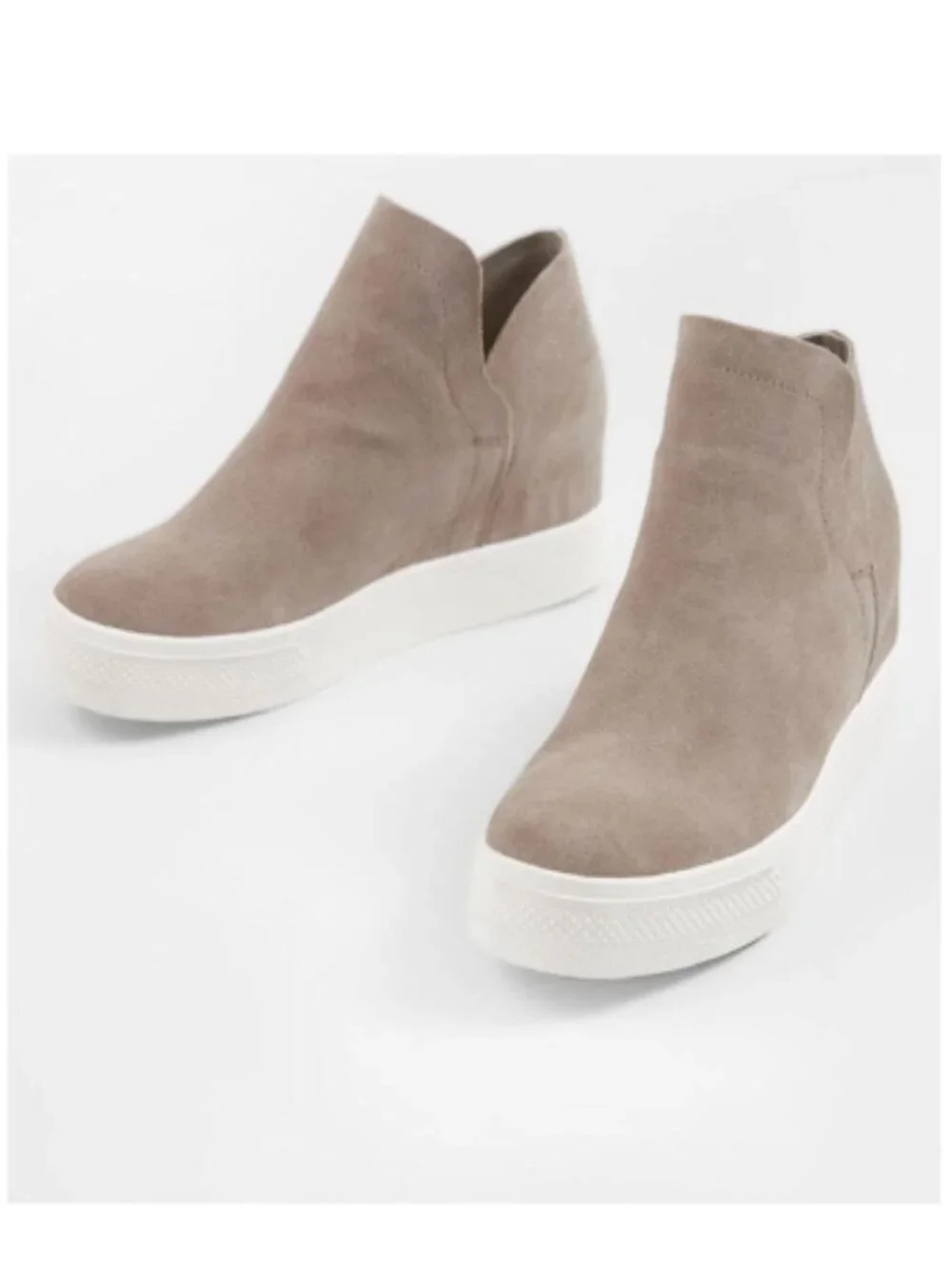 Steve Madden Wrangle Tan Suede Platform Shoes